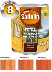 Sadolin Lakierobejca Extra szwedzka czerwień 750ml