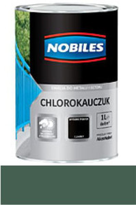 Nobiles Emalia Chlorokauczuk zielony mchowy 1l