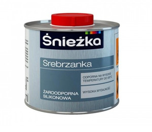 Śnieżka Srebrzanka żaroodporna srebrna 500ml