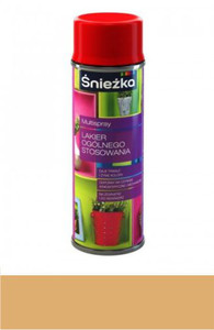 Śnieżka Multispray Lakier Ogólnego Stosowania złoty antyczny 400ml