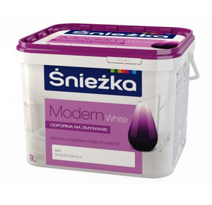 Śnieżka Emulsja Modern White biała 9l