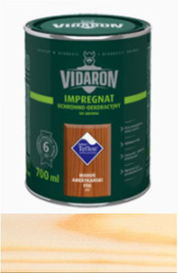 Vidaron Impregnat Ochronno - Dekoracyjny bezbarwny mat 2,5l