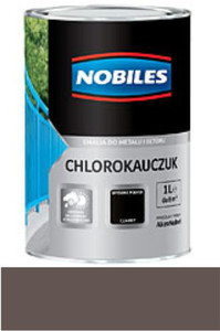 Nobiles Emalia Chlorokauczuk brąz czekoladowy  5l