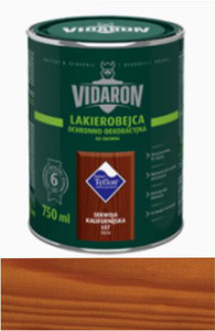 Vidaron Lakierobejca Ochronno - Dekoracyjna teak naturalny połysk  400ml