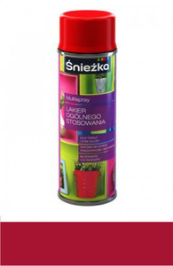 Śnieżka Multispray Lakier Ogólnego Stosowania bordowy 400ml