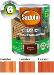 Sadolin Impregnat Classic szwedzka czerwień mat  750ml