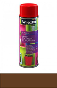 Śnieżka Multispray Lakier Ogólnego Stosowania brązowy 400ml