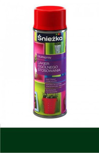 Śnieżka Multispray Lakier Ogólnego Stosowania zielony 400ml