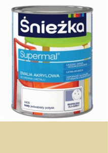 Śnieżka Emalia Supermal akrylowa  beżowa 800ml