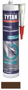 Tytan Professional Silikon Szklarski brązowy 310ml